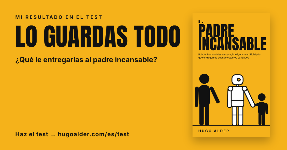 Lo guardas todo